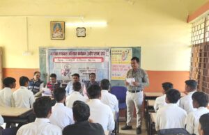 शासकीय बालक उ.मा.वि. चाँद में नवीन मतदाताओं के नाम जोड़ने के लिये विशेष मतदाता पंजीकरण शिविर आयोजित
